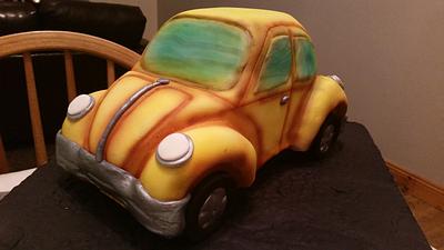 WV beetle car  - Cake by Justyna