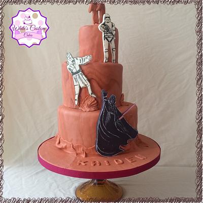 Star Wars cake - Cake by Sabrina - White's Custom Cakes 