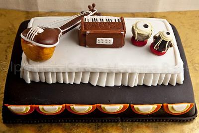 Indian Classical Music Concert - Cake by The Hot Pink Cake Studio by Ipshita