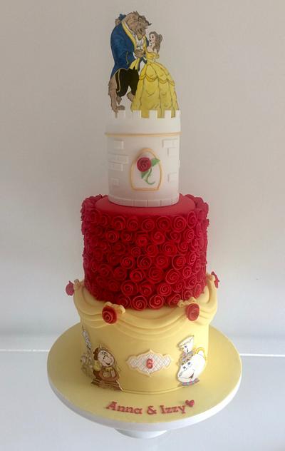 Beauty and the Beast Birthday Cake - Cake by TiersandTiaras