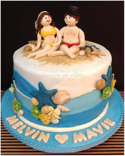 Beach themed cake - Cake by Sweet tooth