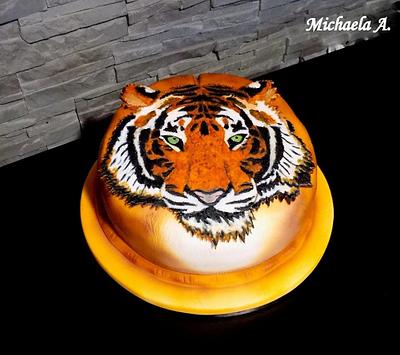 Tiger - Cake by Mischel cakes
