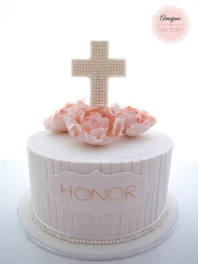 Christening Cake - Cake by aimeejane