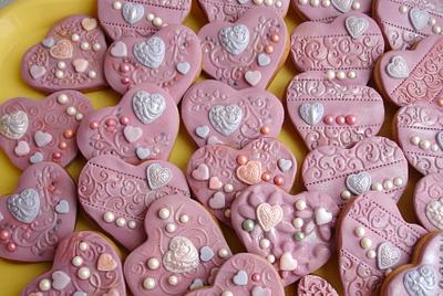Gingerbread hearts - Cake by Valeria Sotirova