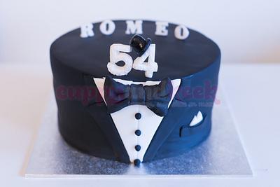 Tuxedo birthday cake - Cake by Cuppy And Keek