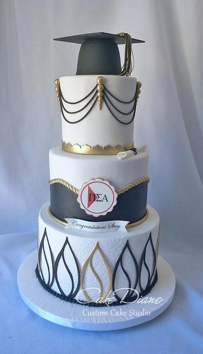 Shay's graduation - Cake by Diane
