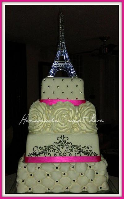 Paris , paris !! - Cake by  Brenda Lee Rivera 