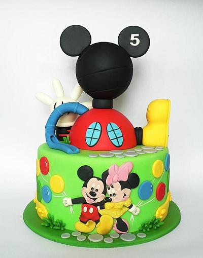 Mickey clubhouse Bday cake - Cake by Martina Matyášová