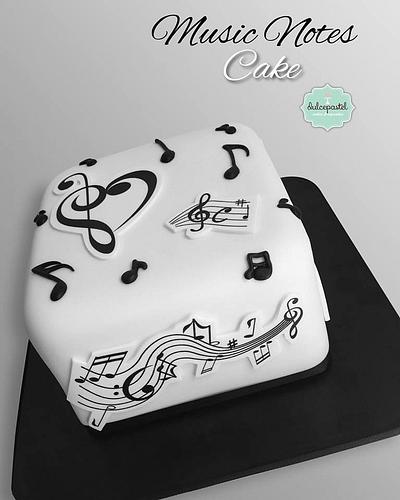 Torta Musical - Musical Cake - Cake by Dulcepastel.com