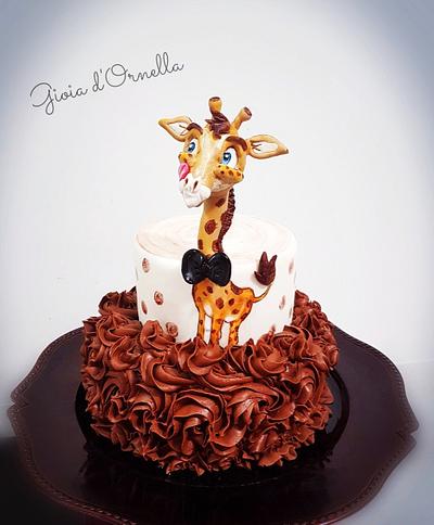 Rose cake Girafe - Cake by Ornella Marchal 