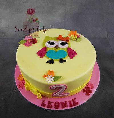 Owl Cake - Cake by Sandy's Cakes - Torten mit Flair