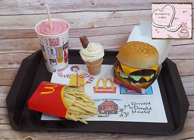 Mcdonalds big mac meal! - Cake by Emmazing Bakes