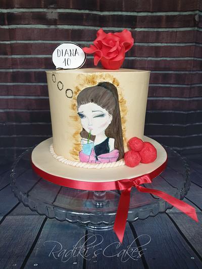 Ariana Grande cake - Cake by Radoslava Kirilova (Radiki's Cakes)