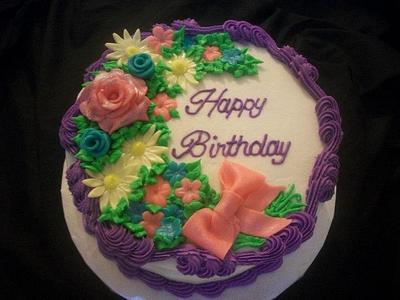 New Take on Traditional Birthday Cake - Cake by caymancake