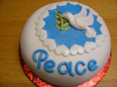 Christmas dove - Cake by kimbo