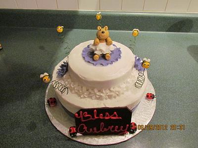 Christening cake - Cake by Angiescakes