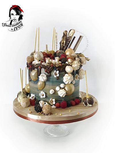 Drip cake for the gentleman - Cake by Ivon