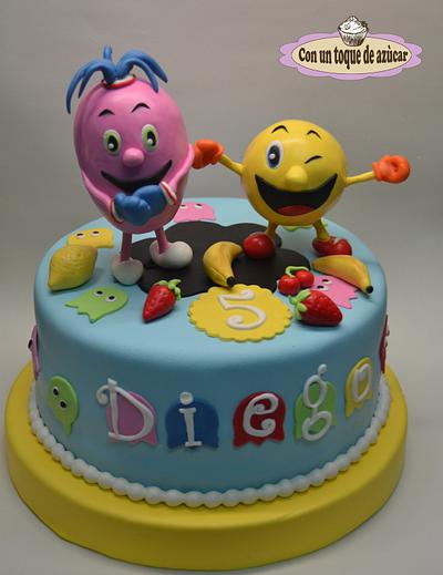 Pac-Man cake - Cake by Con un toque de azúcar - Georgi