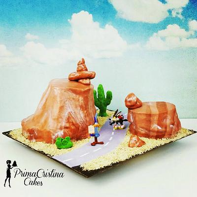 Road Runner Looney Tunes Birthday - Cake by PrimaCristina