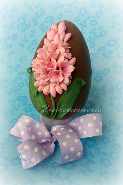 Romantic Easter egg - Cake by Silvia Tartari