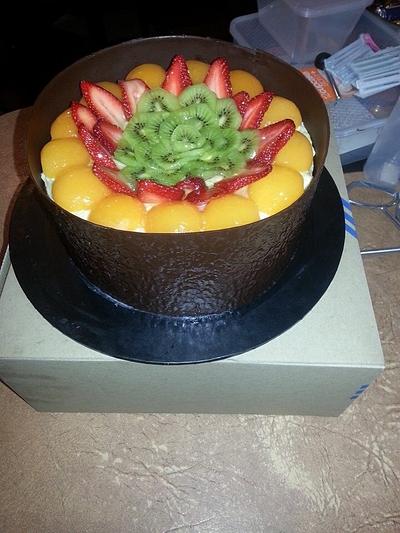 Fruit flan - Cake by Jacinta