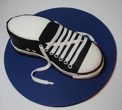Carved Shoe Cake - Cake by ClearlyCake