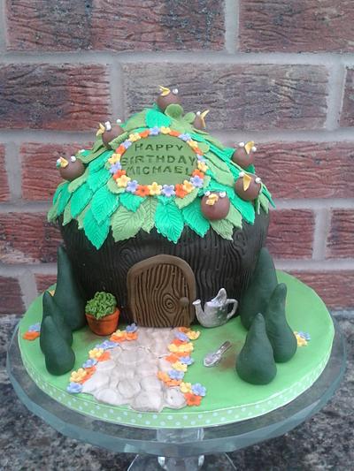 Birds in the bush garden cake - Cake by Karen's Kakery