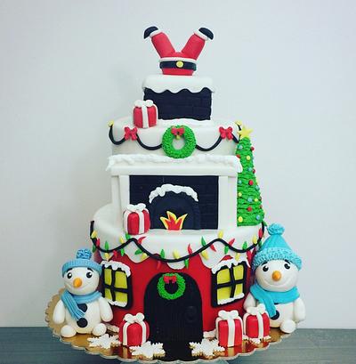 Christmas cake - Cake by elisabethcake 