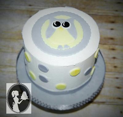 Owl baby shower cake - Cake by Not Your Ordinary Cakes