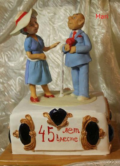 45 лет вместе - Cake by Maria Romanova
