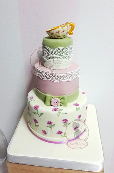 Porcelain cake - Cake by Sweetcakes