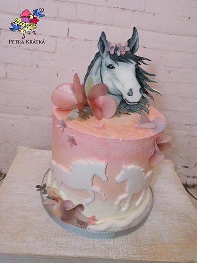 Horses - Cake by Petra Krátká (Petu Cakes)