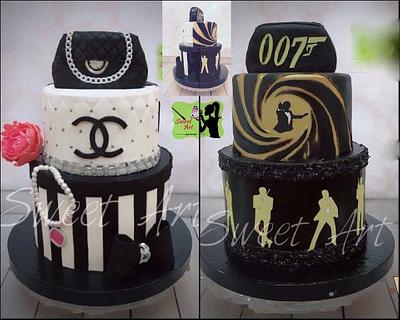 chanel vs bond cake - Cake by Sweet Art