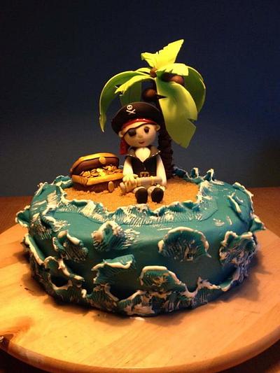 Pirate - Cake by Simone van der Meer