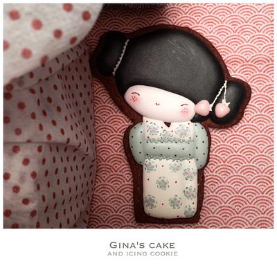 KOKESHI DOLL - Cake by Ginascake