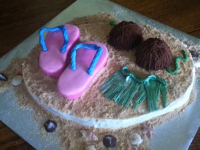 Beach Cake - Cake by sugardipped
