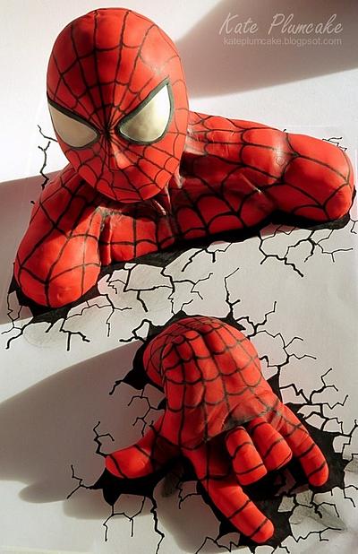 Spiderman - Cake by Kate Plumcake
