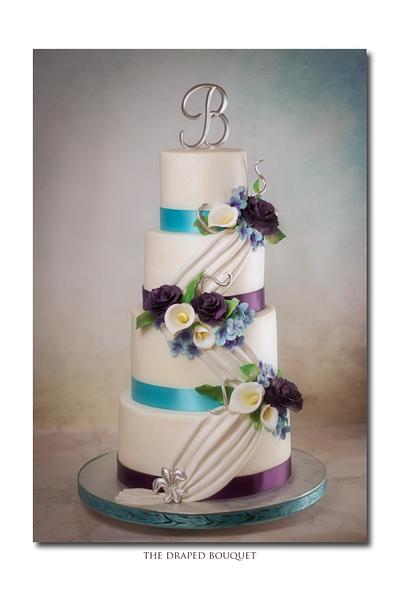 The Draped Bouquet  - Cake by Jan Dunlevy 