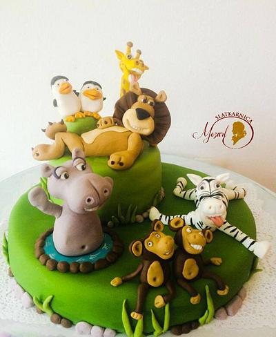 Madagarcar birthday cake - Cake by Mocart DH