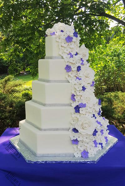 Wedding cake - Cake by Lilly09