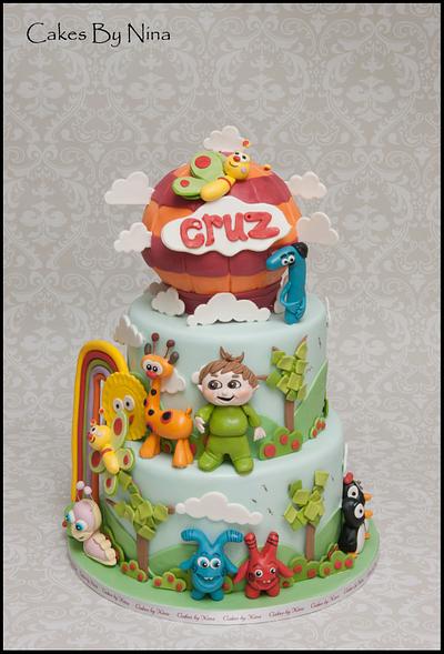 Baby TV Fun - Cake by Cakes by Nina Camberley