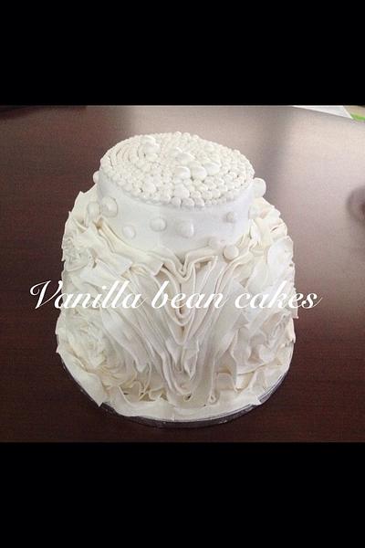 Wedding cake - Cake by Vanilla bean cakes Cyprus