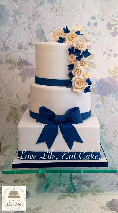 Ian & Stacey's wedding - Cake by Love Life, Eat Cake! by Michele