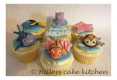 Finding Nemo cupcakes - Cake by haley