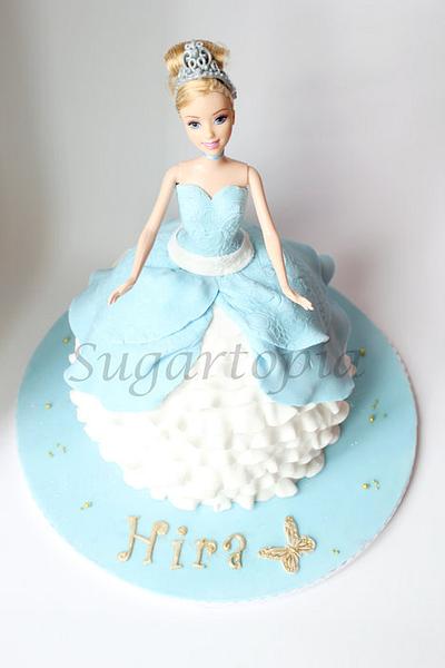 Cinderella Princess Doll cake - Cake by Sonia