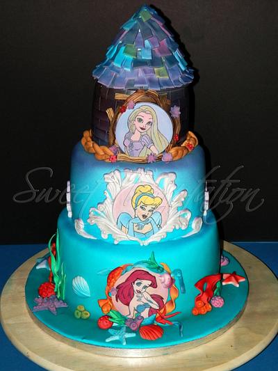 3 tier princess cake - Cake by Urszula Landowska
