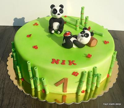 Panda bear cake - Cake by Kajin sladki atelje