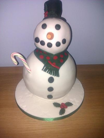 Frosty the Snowman - Cake by Cath