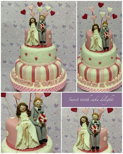 3tiered Wedding cake - Cake by Sweet tooth