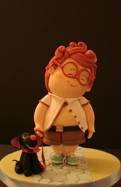 A boy and his dog - Cake by Kickshaw Cakes